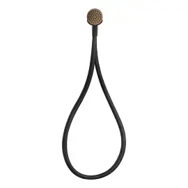 Душовий комплект Hi-fi Gessi 63199-761 Coffee Bronze Brushed PVD — вид на білому тлі
