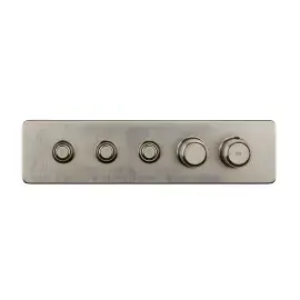 Змішувач для душу Hi-fi Gessi 65224-149 Finox Brushed Nickel — вид на білому тлі