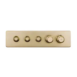 Змішувач для душу Hi-fi Gessi 65224-727 Brass Brushed PVD — вид спереду