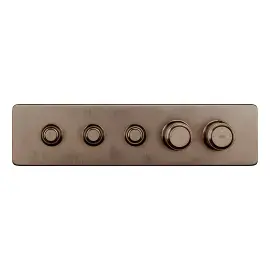 Змішувач для душу Hi-fi Gessi 65224-761 Coffee Bronze Brushed PVD — вид спереду