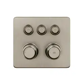 Змішувач для душу Hi-fi Gessi 65234-149 Finox Brushed Nickel — вид спереду