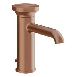 Змішувач для раковини Origini Gessi 66001-708 Copper Brushed PVD — вид на білому тлі
