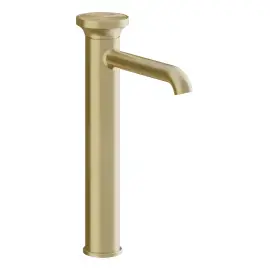 Змішувач для раковини Origini Gessi 66004-727 Brass Brushed PVD — вид спереду