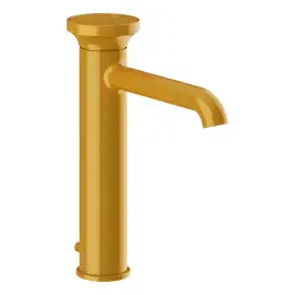 Змішувач для раковини Origini Gessi 66005-277 Glossy Ocra — вид спереду