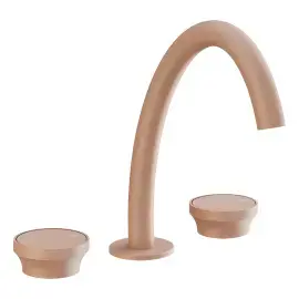 Змішувач для раковини Origini Gessi 66014-275 Matte Cipria — вид на білому тлі