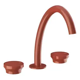 Змішувач для раковини Origini Gessi 66014-278 GLOSSY CORAL — вид спереду