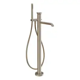 Змішувач для ванни Origini Gessi 66028-149 Finox Brushed Nickel — вид спереду