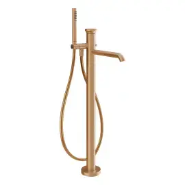 Змішувач для ванни Origini Gessi 66028-726 Warm Bronze Br. PVD — вид спереду