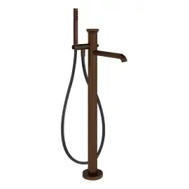 Змішувач для ванни Origini Gessi 66028-845 Dark Bronze — вид на білому тлі