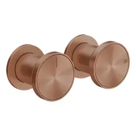 Змішувач для душу Origini Gessi 66079-708 Copper Brushed PVD — вид спереду