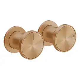 Змішувач для душу Origini Gessi 66079-726 Warm Bronze Br. PVD — вид спереду