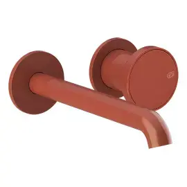 Змішувач для раковини Origini Gessi 66088-278 GLOSSY CORAL — вид на білому тлі