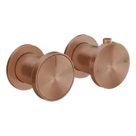 Змішувач для душу Origini Gessi 66134-708 Copper Brushed PVD — вид спереду