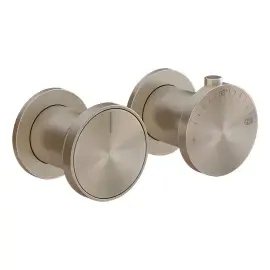Змішувач для душу Origini Gessi 66136-149 Finox Brushed Nickel — вид на білому тлі