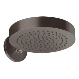 Верхній душ Origini Gessi 66150-707 BLACK METAL BR. PVD — вид на білому тлі