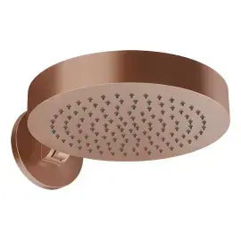 Верхній душ Origini Gessi 66150-708 Copper Brushed PVD — вид спереду