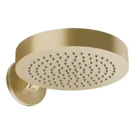 Верхній душ Origini Gessi 66150-727 Brass Brushed PVD — вид спереду