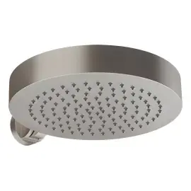 Верхній душ Origini Gessi 66152-239 Steel Brushed — вид на білому тлі