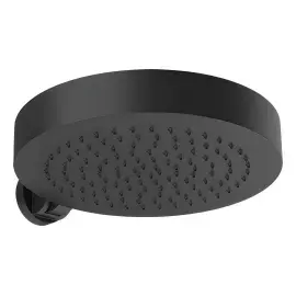 Верхний душ Origini Gessi 66152-299 Matte Black — вид на белом фоне