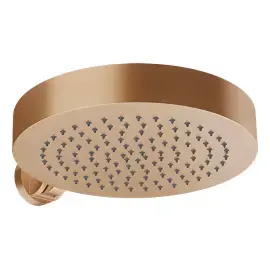 Верхній душ Origini Gessi 66152-726 Warm Bronze Br. PVD — вид спереду