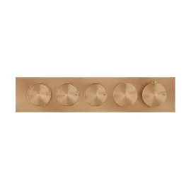 Змішувач для душу Hi-fi Gessi 66224-726 Warm Bronze Br. PVD — вид на білому тлі