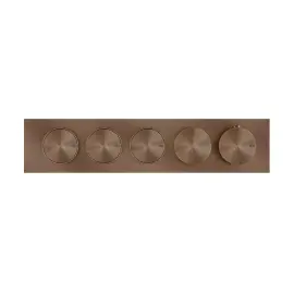 Змішувач для душу Hi-fi Gessi 66224-761 Coffee Bronze Brushed PVD — вид спереду