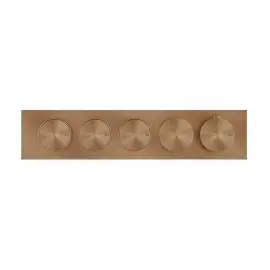 Змішувач для душу Hi-fi Gessi 66224-791 Deep Bronze Brushed PVD — вид на білому тлі