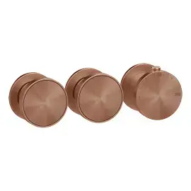 Змішувач для душу Origini Gessi 66334-708 Copper Brushed PVD — вид на білому тлі