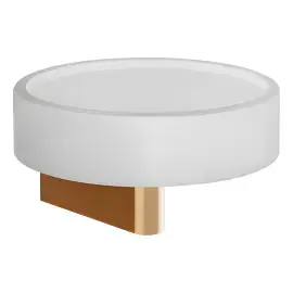 Мильниця Origini Gessi 66401-726 Warm Bronze Br. PVD — вид на білому тлі