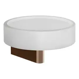 Мильниця Origini Gessi 66401-761 Coffee Bronze Brushed PVD — вид на білому тлі