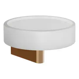 Мильниця Origini Gessi 66401-791 Deep Bronze Brushed PVD — вид на білому тлі