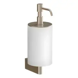 Дозатор для рідкого мила Origini Gessi 66413-149 Finox Brushed Nickel — вид на білому тлі