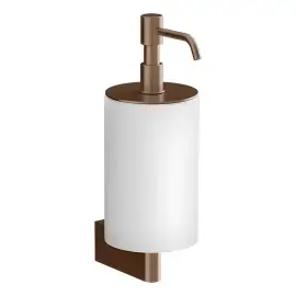 Дозатор для рідкого мила Origini Gessi 66413-761 Coffee Bronze Brushed PVD — вид спереду