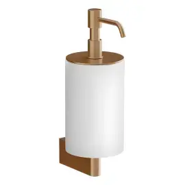 Дозатор для рідкого мила Origini Gessi 66413-791 Deep Bronze Brushed PVD — вид спереду