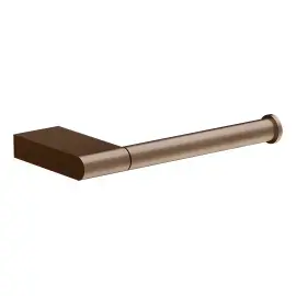 Тримач для туалетного паперу Origini Gessi 66455-761 Coffee Bronze Brushed PVD — вид на білому тлі