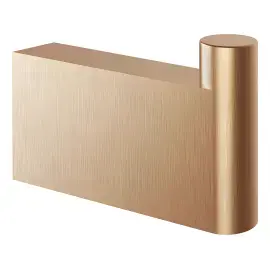 Гачок Origini Gessi 66523-726 Warm Bronze Br. PVD — вид на білому тлі