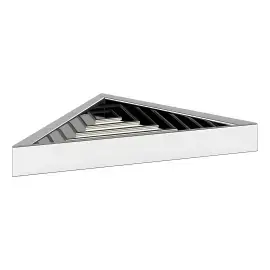 Полиця Rettangolo Gessi 20861-031 Chrome — вид спереду