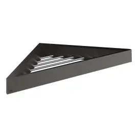 Полиця Rettangolo Gessi 20861-707 BLACK METAL BR. PVD — вид спереду