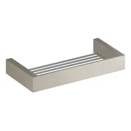Полиця Rettangolo Gessi 20947-149 Finox Brushed Nickel — вид спереду