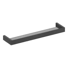 Полиця Rettangolo Gessi 20949-299 Matte Black — вид спереду