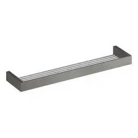 Полиця Rettangolo Gessi 20949-707 BLACK METAL BR. PVD — вид спереду