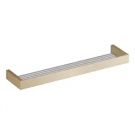 Полиця Rettangolo Gessi 20949-726 Warm Bronze Br. PVD — вид спереду