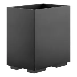 Кошик для сміття Rettangolo Gessi 20991-299 Matte Black — вид на білому тлі