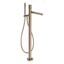 Змішувач для ванни Incastri Gessi 75028-149 Finox Brushed Nickel — вид на білому тлі