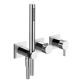 Змішувач для душу Incastri Gessi 75036-031 Chrome — вид спереду