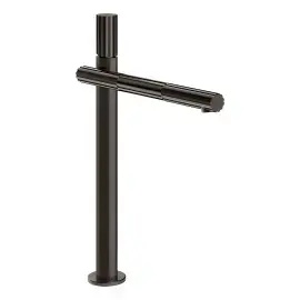 Змішувач для раковини Incastri Gessi 75053-707 BLACK METAL BR. PVD — вид на білому тлі