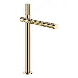 Змішувач для раковини Incastri Gessi 75053-710 Brass PVD — вид спереду