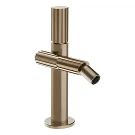 Змішувач для біде Incastri Gessi 75067-149 Finox Brushed Nickel — вид спереду