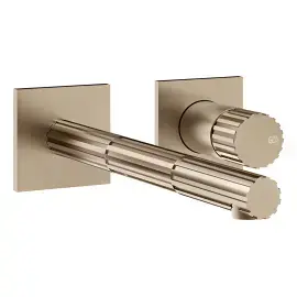 Змішувач для раковини Incastri Gessi 75088-149 Finox Brushed Nickel — вид спереду