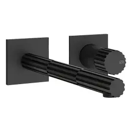 Змішувач для раковини Incastri Gessi 75088-299 Matte Black — вид на білому тлі